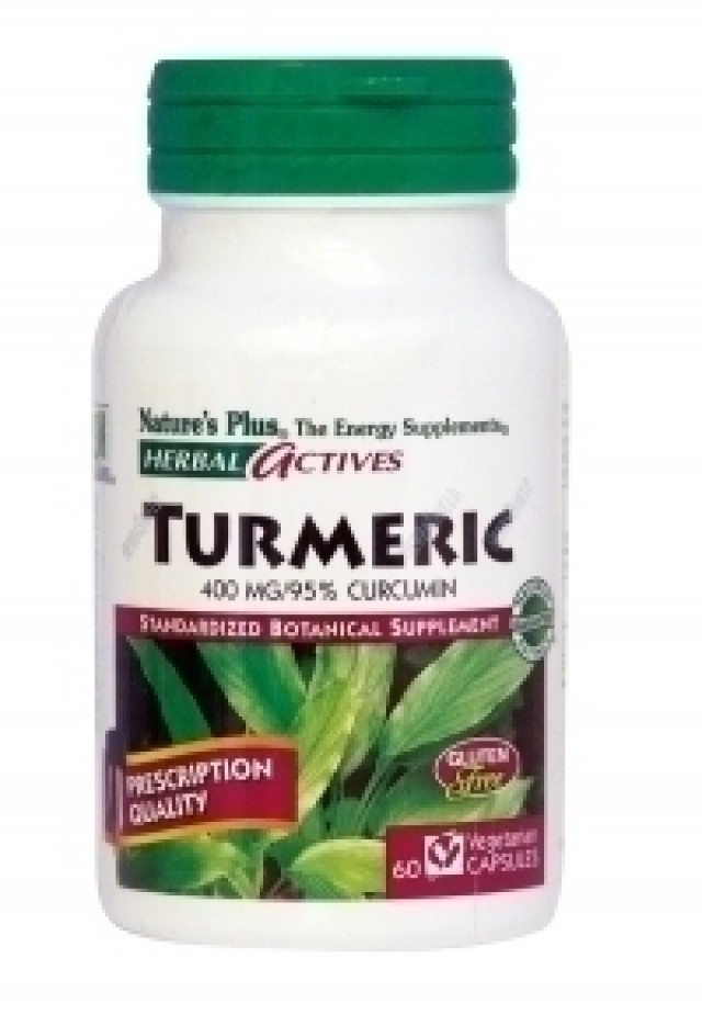 Natures Plus TURMERIC 400 MG 60 φυτικές κάψουλες