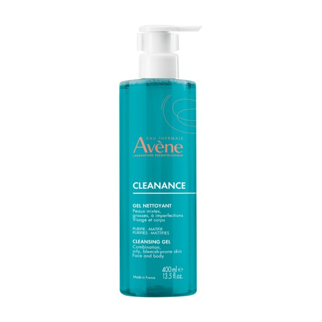 Avène Cleanance Gel Καθαρισμού για το Λιπαρό Δέρμα 400ml