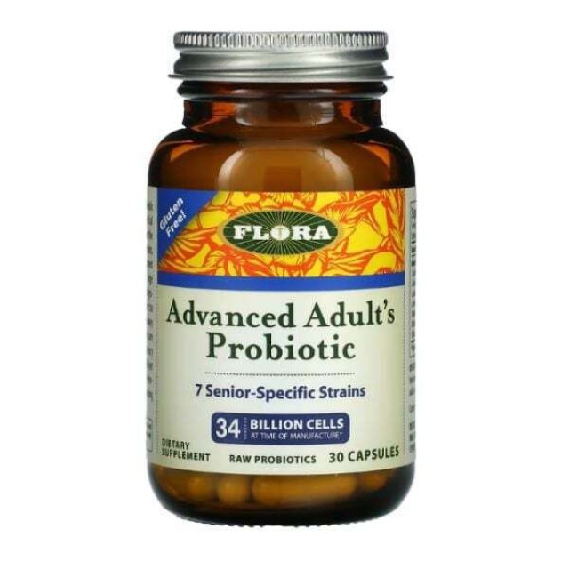 Flora Super Advanced Adult Probiotic 30 φυτικές κάψουλες