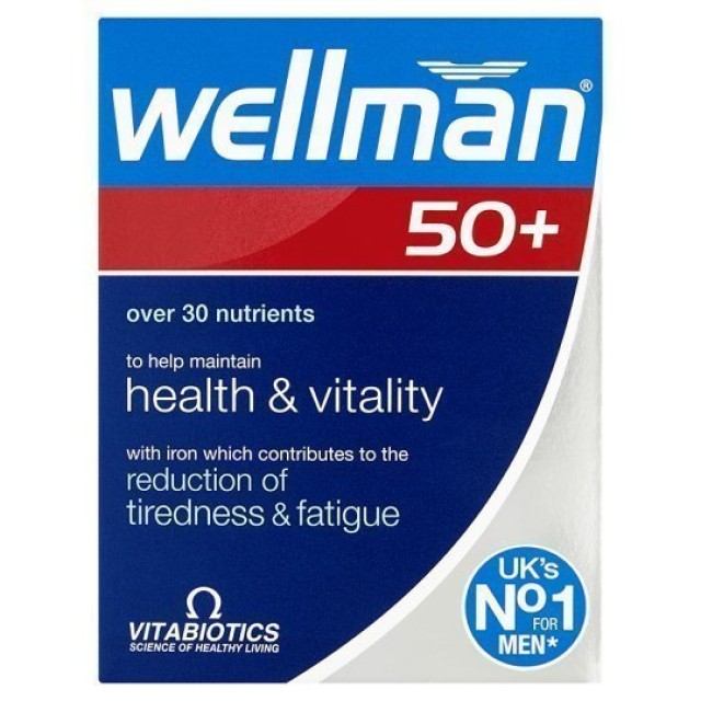 VITABIOTICS WELLMAN 50+ 30 TABS