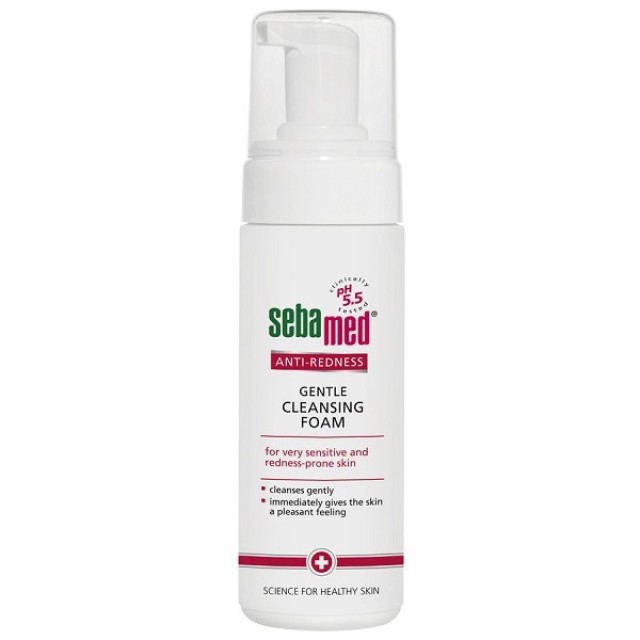 Sebamed Anti Redness Απαλός Αφρός Καθαρισμού Προσώπου για Ευαίσθητες Επιδερμίδες & με Τάση Ερυθρότητας 150ml