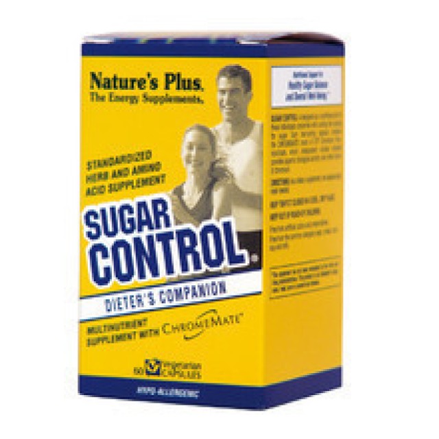 Natures Plus SUGAR CONTROL 60 φυτικές κάψουλες