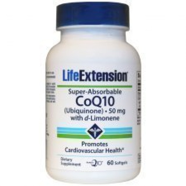 Life Extension Super-Absorbable CoQ10™ with d-Limonene 50MG 60 παστίλιες