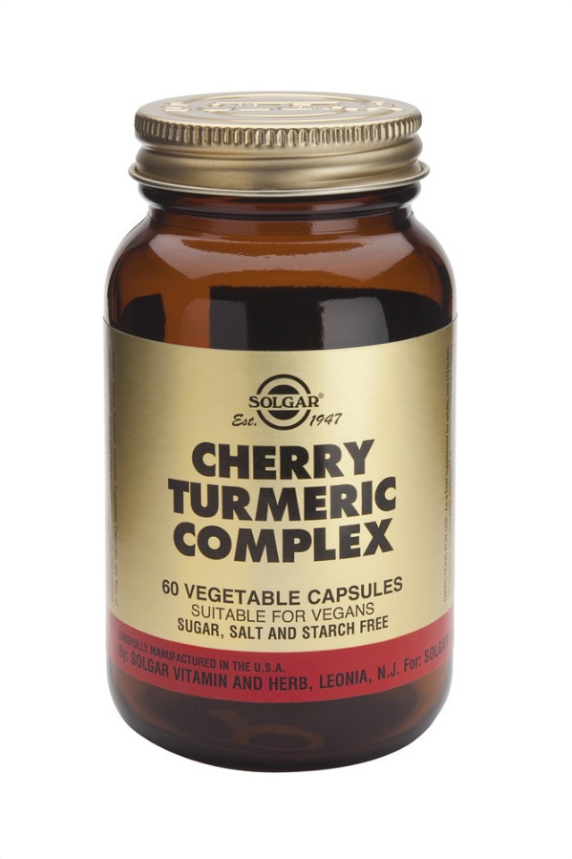 SOLGAR CHERRY TURMERIC COMPLEX veg.caps 60s