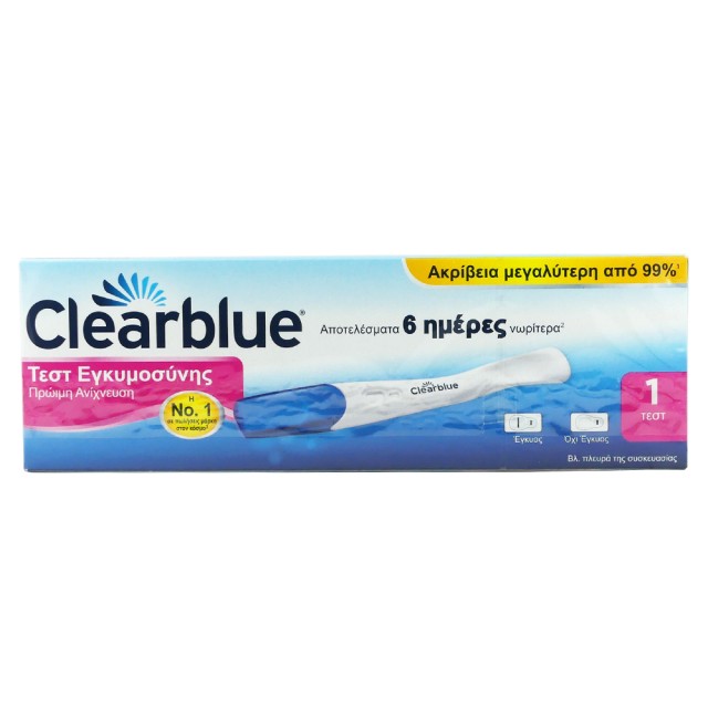 Clearblue Τεστ Εγκυμοσύνης Πρώιμης Ανίχνευσης 1τμχ