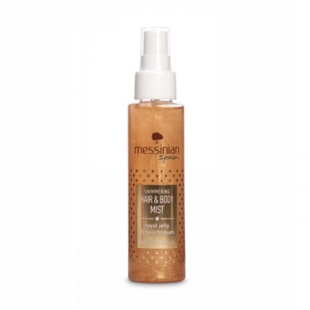 Messinian Spa Hair & Body Mist Shimmering Βασιλικός Πολτός & Ελίχρυσος Eau Fraiche 100ml