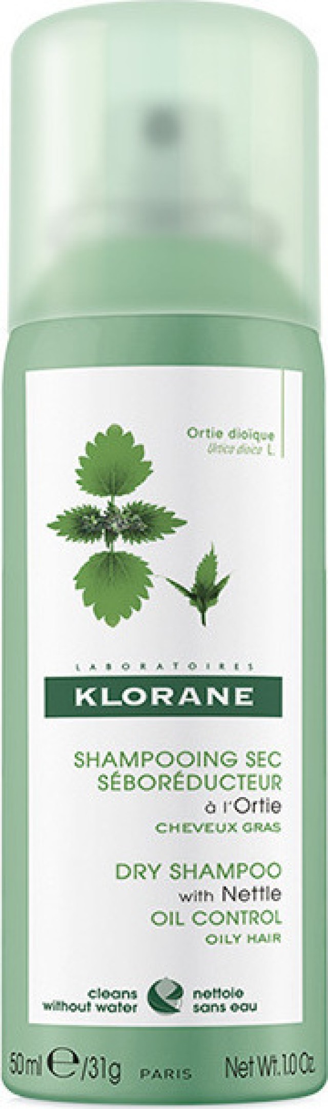 KLORANE - Shampooing Sec Seboreducteur a lOrtie - 50ml