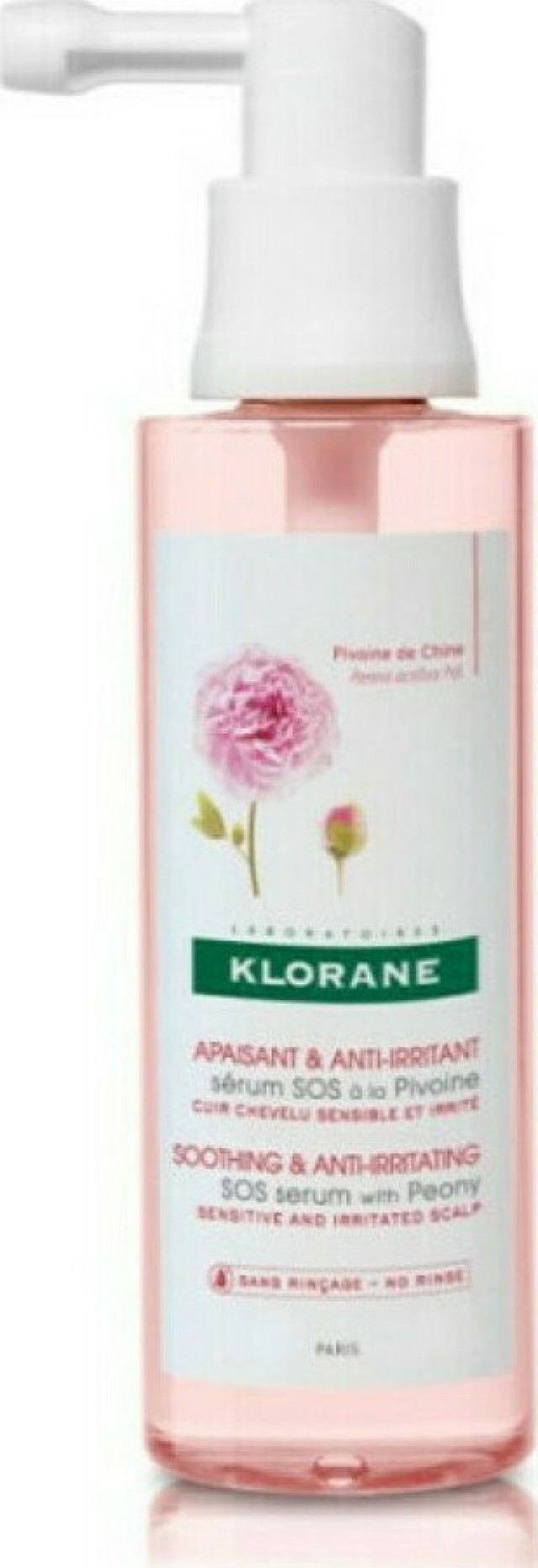 Klorane Soothing & Anti-Irritating SOS Serum Ορός με Παιωνία για το Ερεθισμένο & Ευαίσθητο Τριχωτό Κεφαλής, 100ml