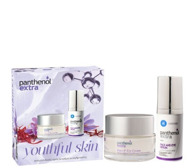 Panthenol Extra Youthful Skin Face & Eye Cream 50ml & Face & Eye Serum 30ml