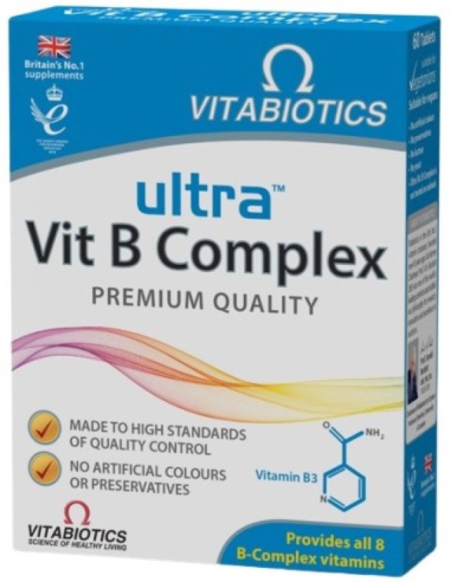 Vitabiotics Ultra Vitamin B Complex 60 Δισκία