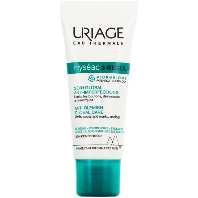 Uriage Hyseac 3-Regul+ Anti-Blemish Global Care Αγωγή για Λιπαρή με Τάση για Ατέλειες Επιδερμίδα που Αποφράσσει τους Πόρους 40ml