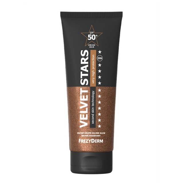 Frezyderm Velvet Stars Sun Screen SPF50+ Αντηλιακό Βελούδινης Υφής με Λάμψη 175ml