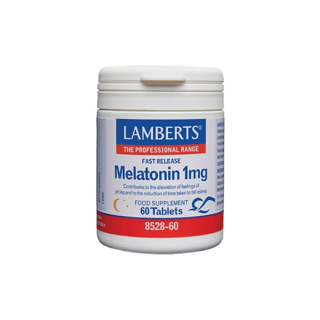 Lamberts Melatonin 1mg Συμπλήρωμα Διατροφής Μελατονίνης Για Τον Ύπνο, 60 Ταμπλέτες