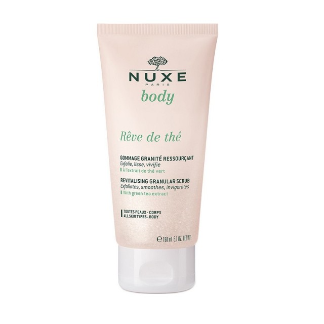 Nuxe Body Reve De The Granular Scrub Αναζωογονητικό Scrub Σώματος Με Εκχύλισμα Πράσινου Τσαγιού 150ml