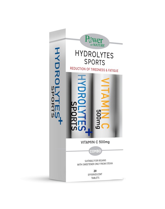 Power Health Hydrolytes Sports 20Tabs & ΔΩΡΟ Vitamin C 500mg 20Tabs