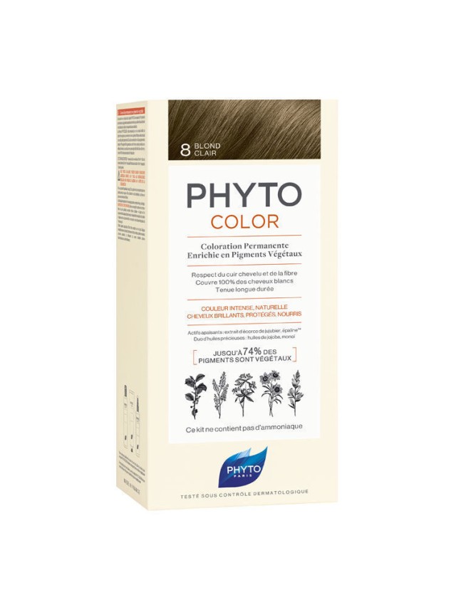 Phyto Phytocolor 8.0 Ξανθό Ανοιχτό