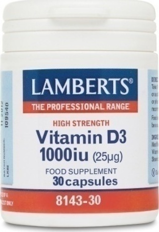 Lamberts Vitamin D3 1000iu - 30caps