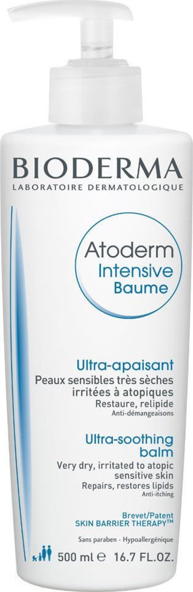 Bioderma Atoderm Intensive Baume - Καταπραϋντική & Μαλακτική Φροντίδα για το Ατοπικό Δέρμα, 500ml