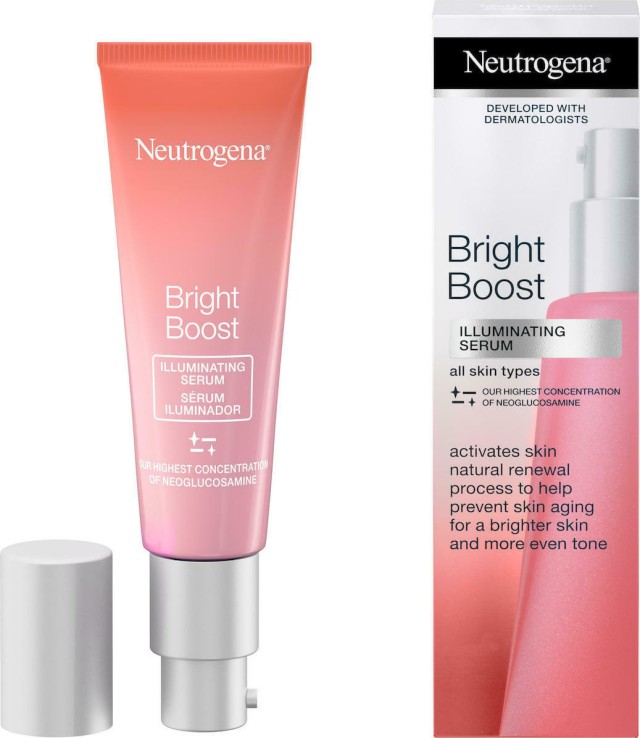 Neutrogena Bright Boost Illuminating Serum Ενυδατικός Ορός Λάμψης Της Επιδερμίδας 30ml