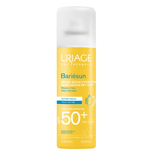 Uriage Bariesun Dry Mist SPF50 Αντηλιακό Σπρέι Προσώπου Σώματος 200ml