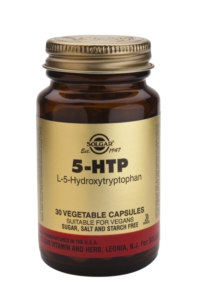 SOLGAR 5-HTP (HYDROXYTRYPTOPHAN) 100mg 30 φυτικές κάψουλες