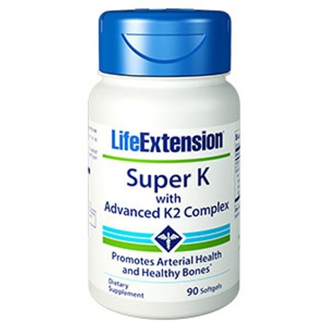 Life Extension SUPER K with Advanced K2 Complex 90 softgels