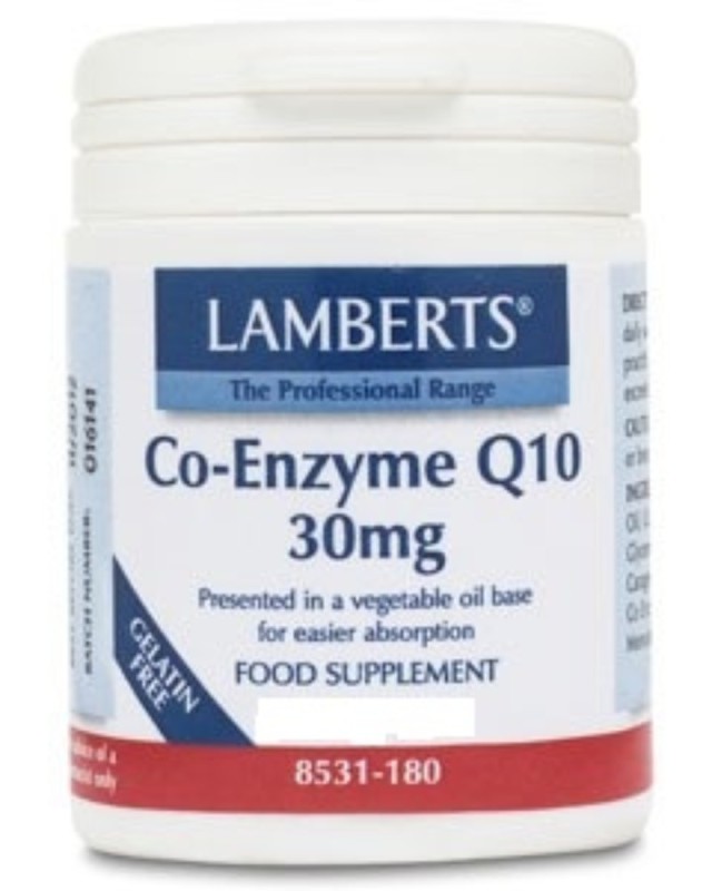 LAMBERTS CO-ENZYME Q10 30MG 30CAPS