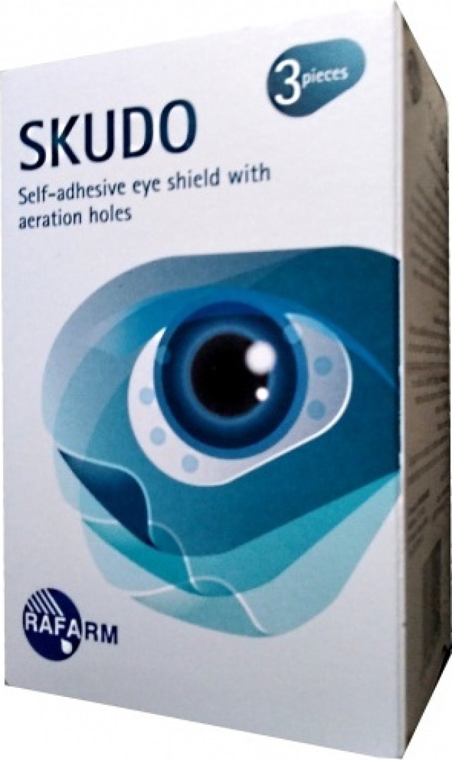 Rafarm SKUDO Self-Adhesive Eye Shield - Οφθαλμικά Επιθέματα 3τμχ