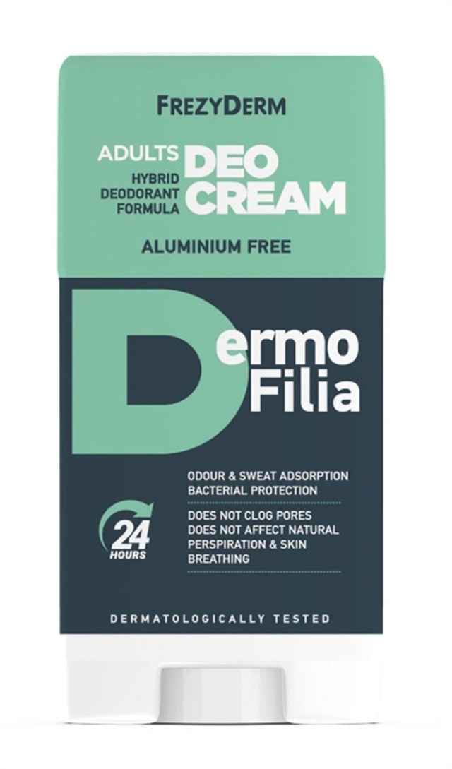 Frezyderm Dermofilia Adults Deo Cream Hybrid Deodorant Formula Αποσμητικό σε Μορφή Κρέμας, 40ml