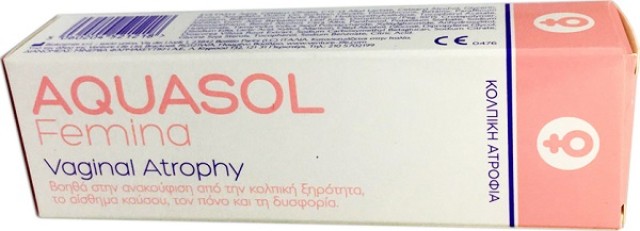 Aquasol Femina Vaginal Atrophy Κρέμα για την Κολπική Ατροφία 30ml