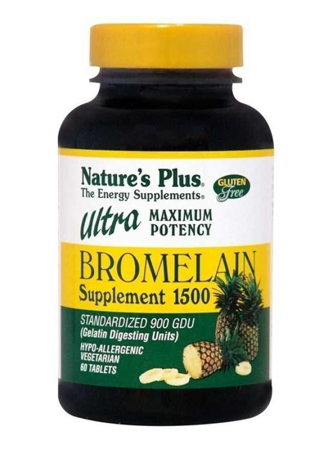 Natures Plus ULTRA BROMELAIN 1500 MG 60 ταμπλέτες