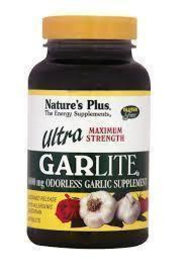 Natures Plus ULTRA GARLITE S/R 1000 MG 90ταμπλέτες