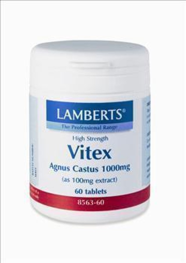 LAMBERTS VITEX AGNUS CASTUS 1000MG 60TABS