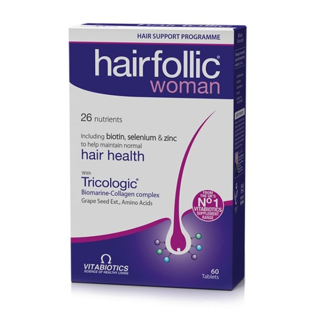 VITABIOTICS HAIR FOLLIC WOMAN TRICOLOGIC 60 TABS