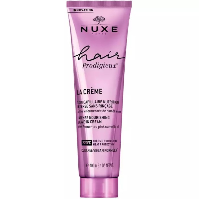 Nuxe Hair Prodigieux Leave-In Cream Κρέμα Μαλλιών για Αναδόμηση & Θρέψη με Εκχύλισμα Ελαίου Ροζ Καμέλιας, 100ml