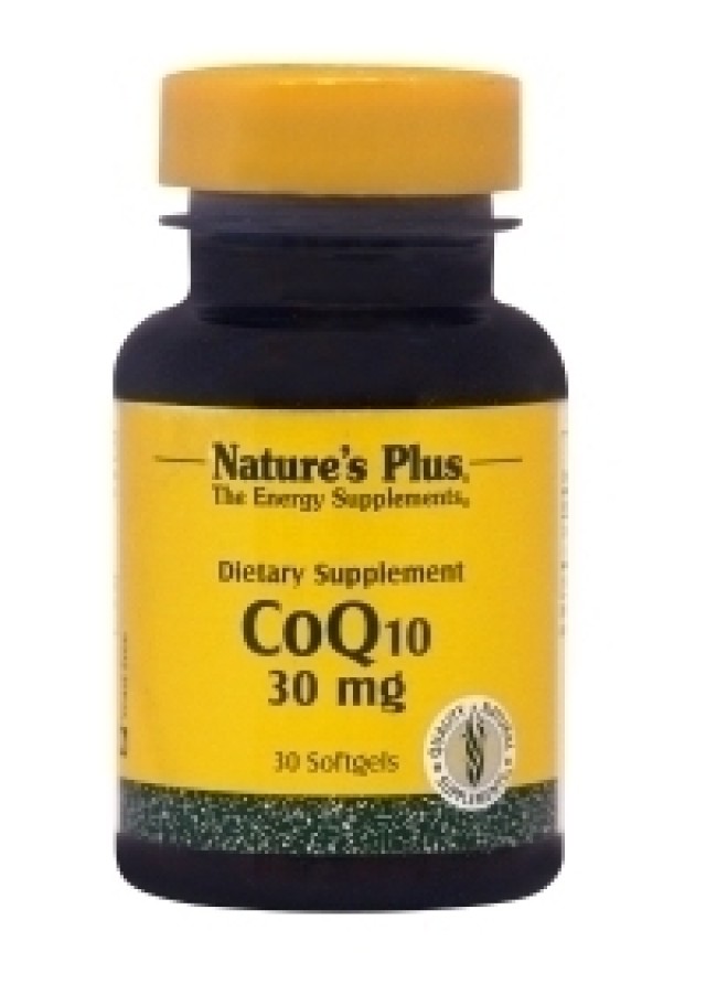 Natures Plus COENZYME Q10 30 MG 60 μαλακές κάψουλες