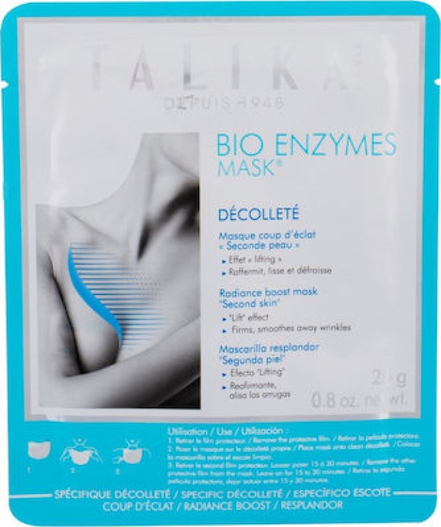 Talika Bio Enzymes Mask Anti Age Συσφιγκτική Μάσκα για την Περιοχή του Ντεκολτέ, 25gr