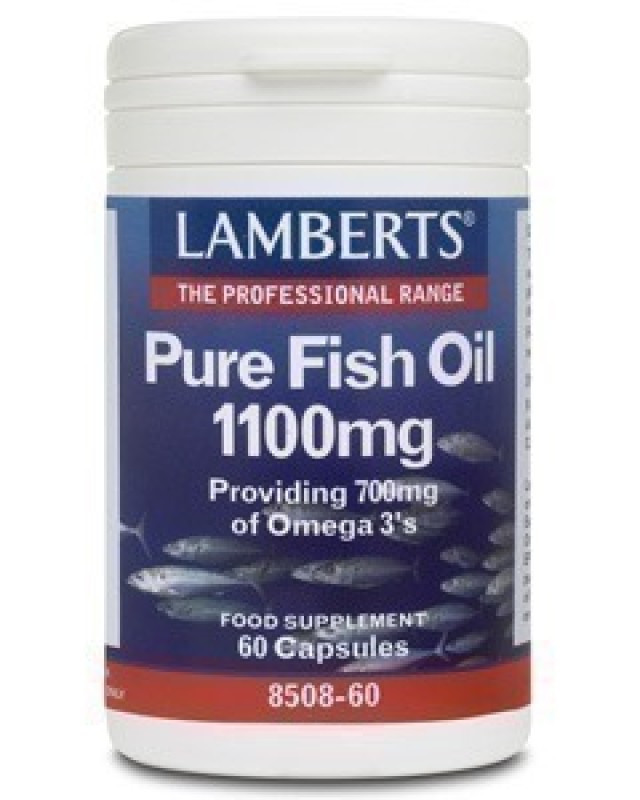 LAMBERTS PURE FISH OIL 1100MG (EPA) 60CAPS (Ω3)