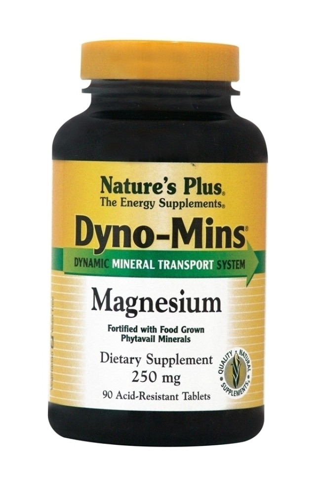 Natures Plus DINO-MINS MAGNESIUM 250mg 90 ταμπλέτες