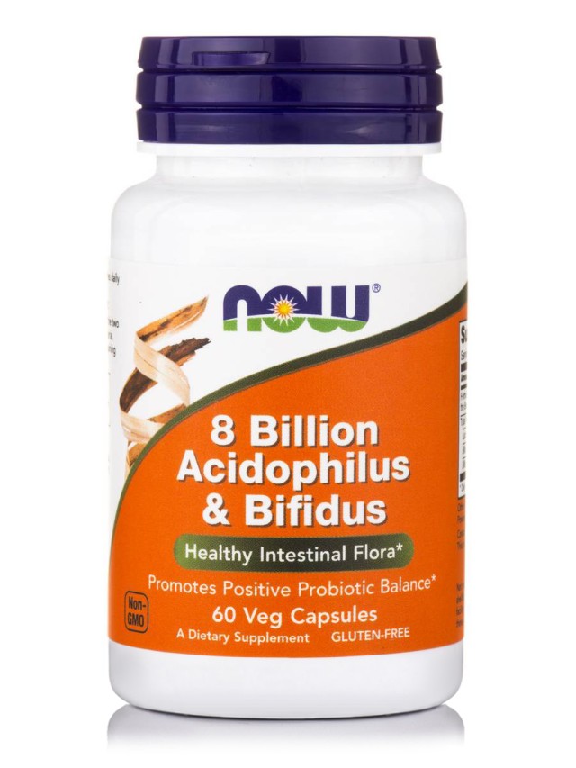 Now 8 Billion Acidophilus & Bifidus 60 caps