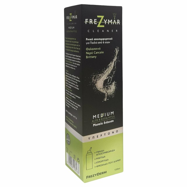 Frezyderm Frezymar Cleaner Hypertonic Medium Diffusion Spray Aloe & Eucalyptus 120ml