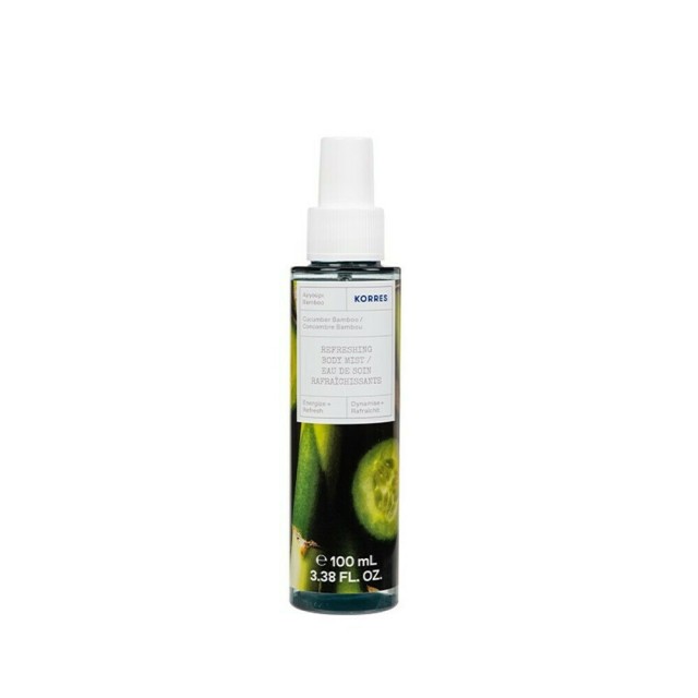 Korres Cucumber, Bamboo Body Mist Ενυδατικό Σπρέι με Δροσερό Άρωμα Αγγούρι & Μπαμπού 100ml