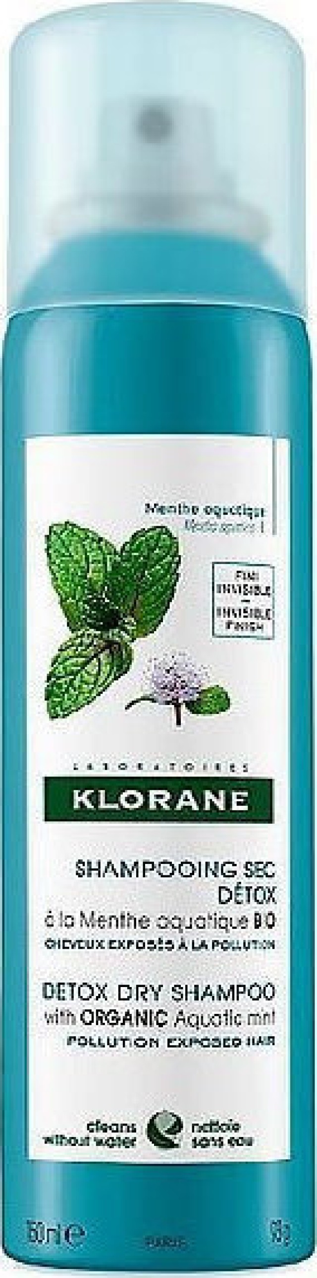 Klorane Dry Shampoo με Υδάτινη Μέντα για Κάθε Τύπο Μαλλιών, 150ml