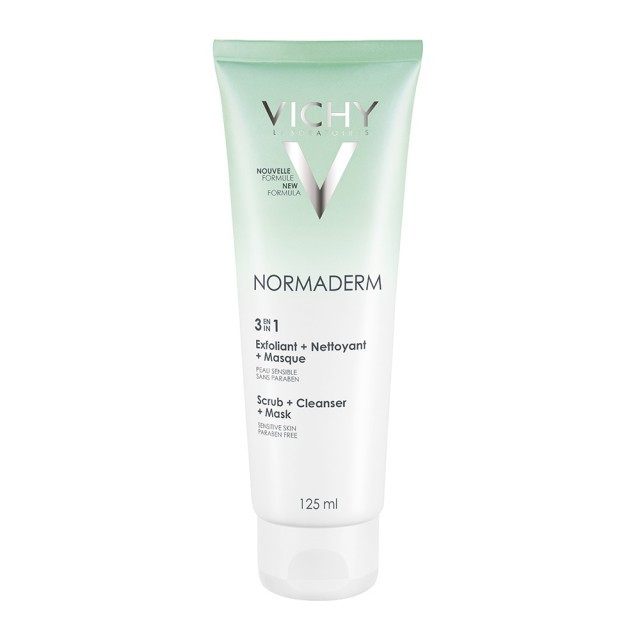 VICHY NORMADERM 3 ΣΕ 1 Απολέπιση + Καθαρισμός + Μάσκα 125ML