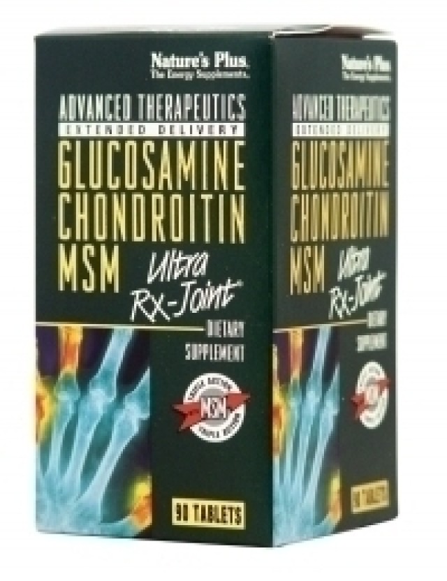 Natures Plus GLUCOSAMINE CHONDROITIN MSM Ultra Rx-Joint 90 ταμπλέτες