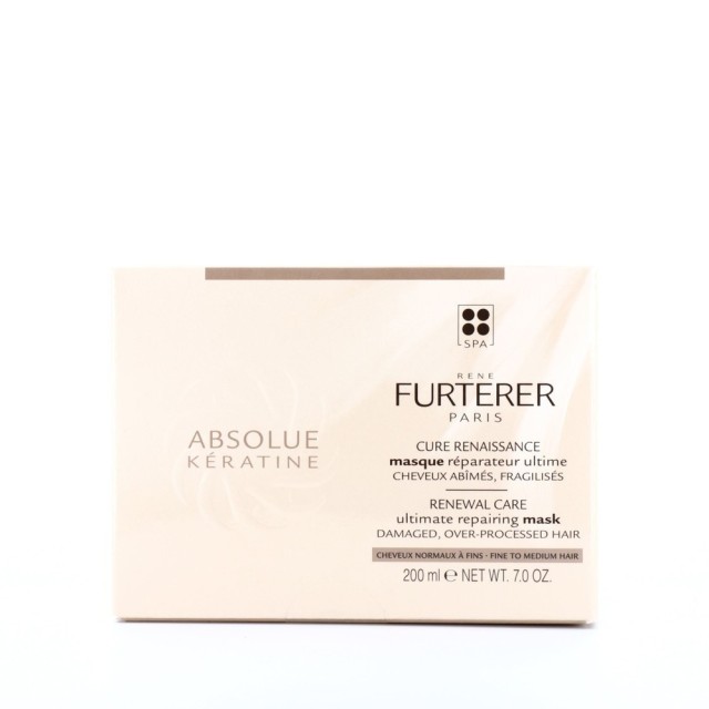 Rene Furterer Absolue Keratine Renewal Care Ultimate Repairing Mask Μάσκα Απόλυτης Αναδόμησης Μαλλιών για Λεπτή Τρίχα 200ml