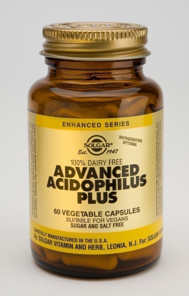 SOLGAR ADVANCED ACIDOPHILUS PLUS veg. 60s