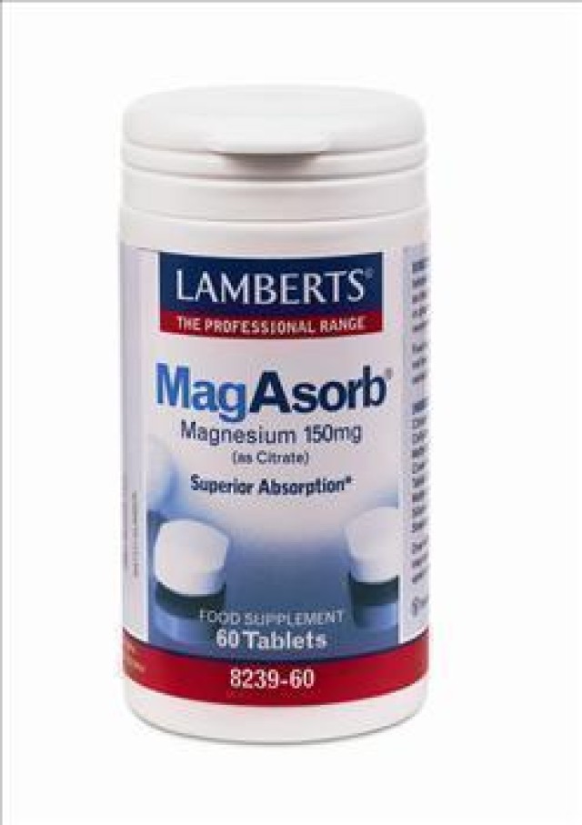 LAMBERTS MAG ASORB 60TABS