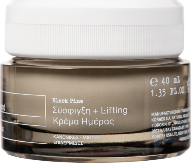 Korres Black Pine Bounce Firming Moisturizer Μαύρη Πεύκη Σύσφιγξη + Lifting Κρέμα Ημέρας Κανονικές/Μικτές Επιδερμίδες, 40ml